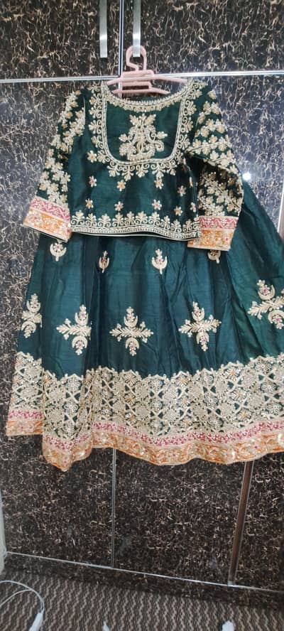 Lehnga Choli net dopata
