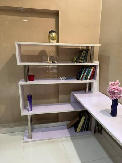 L Shaped Rotational Computer Table For Sale