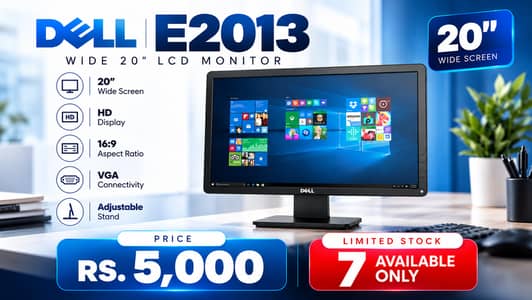 Dell E2014 |  Dell E2013 | Dell P1914SF | HP LV2011 | HPE190