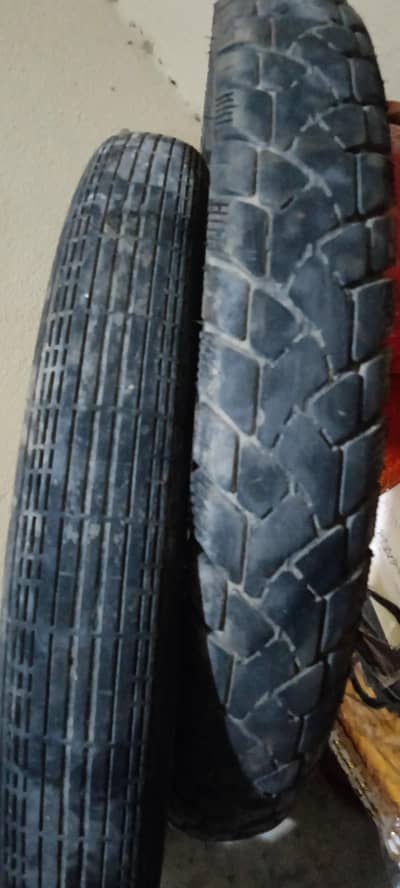 cg 125 front back both tyres and tubes Available