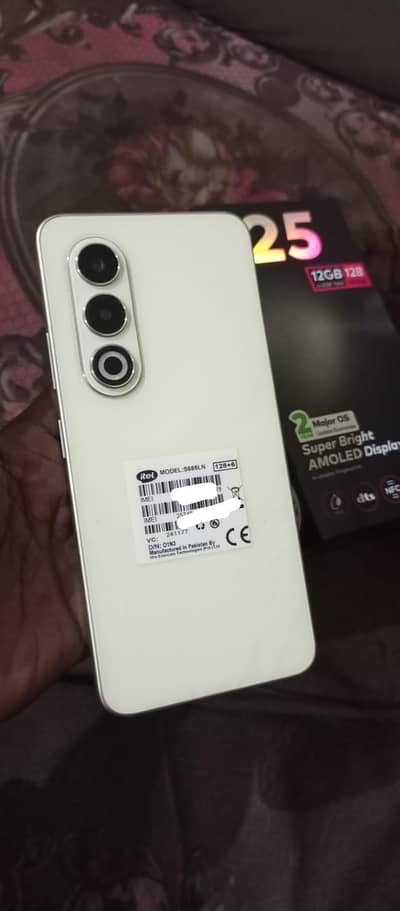 Itel S25 12/128 complete box dual sim official pta
