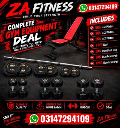 ZA FITNESS – Complete Gym Equipment Deal