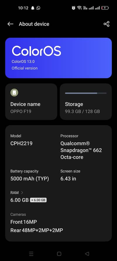 OPPO F19