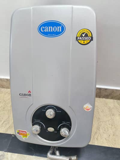 Slightly used geyser on LPG and gas canon instant geyser 03344237273.