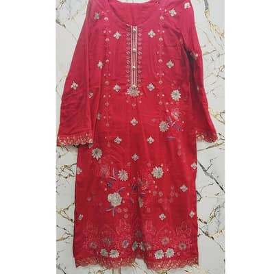 Asim Jofa 3pcs Embroiderd dress