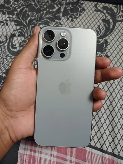 iPhone 15 Pro Max 256GB Natural Titanium JV | Box | 85% BH | 10/10