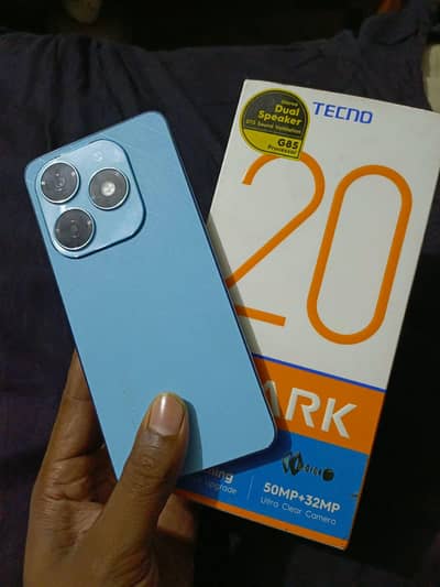 Tecno Spark 20 8+8gb 256gb all oky condition 10/9.5 urgent for sale