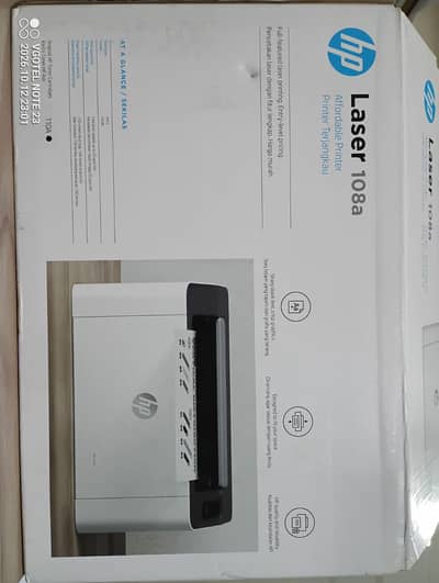Brand New (1 Day Used) HP LASER 108A Printer For Sale