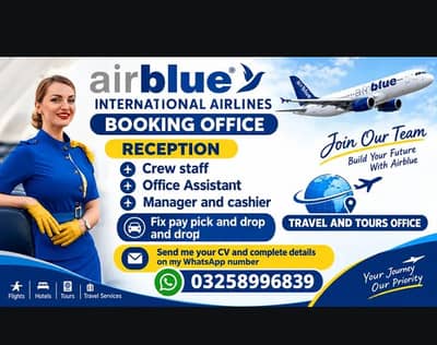 OFFICE ASSISTANT RECEPTION FEMALES HIRING URGENT