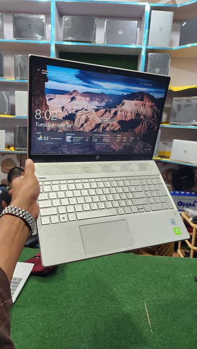 hp pavilion 15 core i7 10th gen 8gb ram 256gb ssd 4gb graphics card