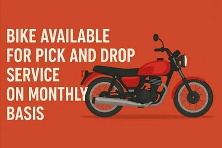Bike Available for Pick and Drop