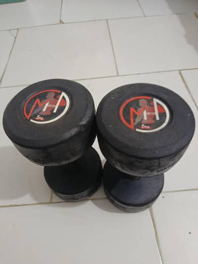 5kg Dumbbells to both