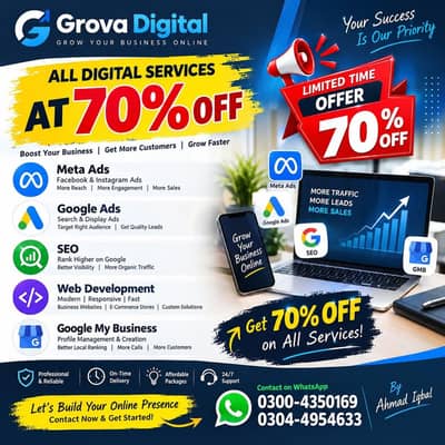 Enjoy 70% Off at your All Favorite Services.
