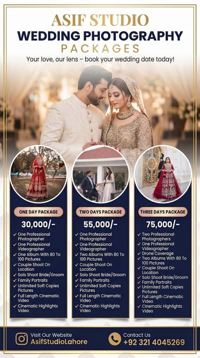 Wedding Shoot Photography, Videography, and Cinematic Video
