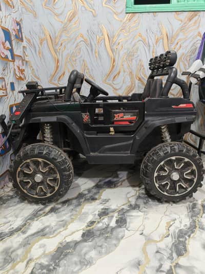 Kids Electric Jeep XP 1000R – Black Colour | Whatsapp no : 03194574215