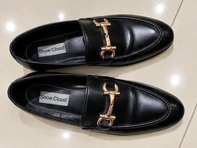 Premium Black Leather Loafers
