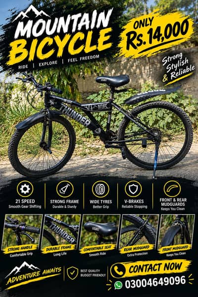 Mountain Bicycle for sale