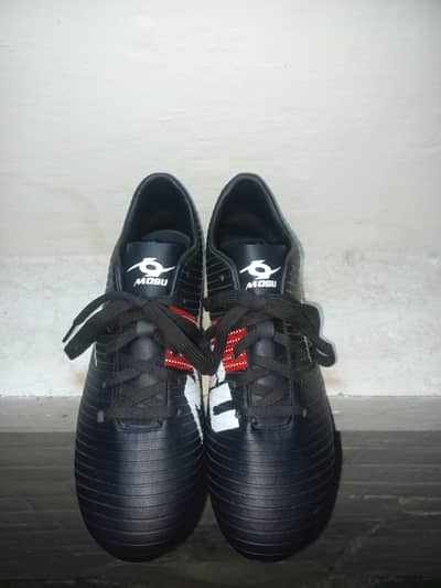 Mosu Football Boots – Black, Red & White | Size 41