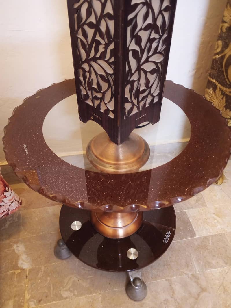Mirror table dining + side table available 0
