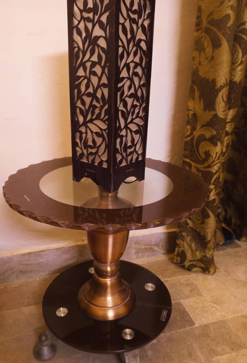 Mirror table dining + side table available 1