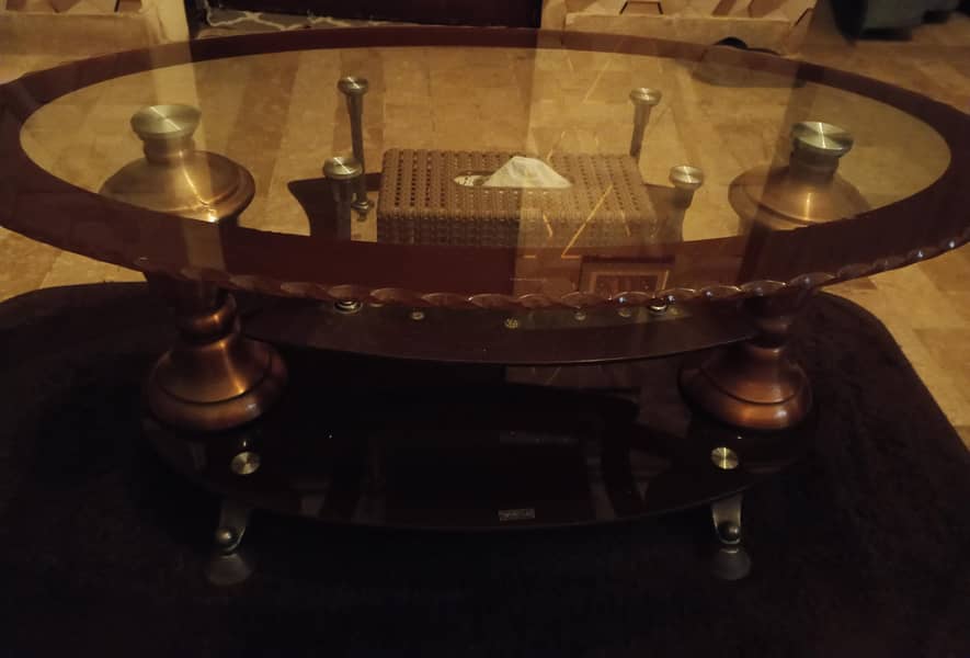 Mirror table dining + side table available 3