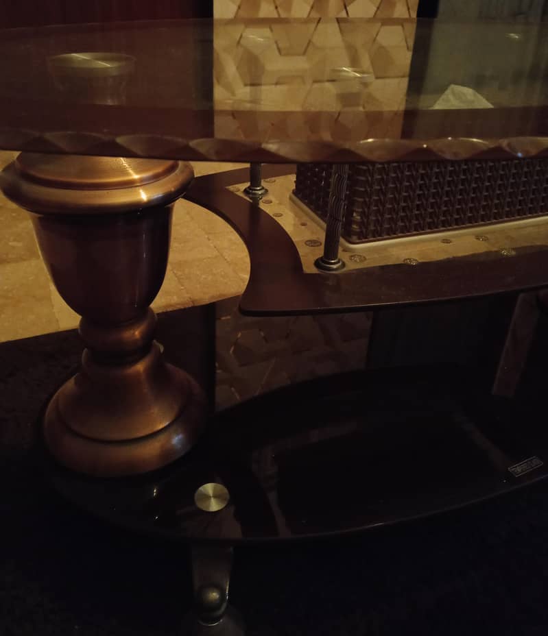 Mirror table dining + side table available 4