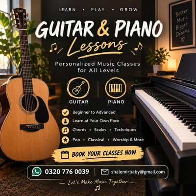 Guitar and Piano teacher