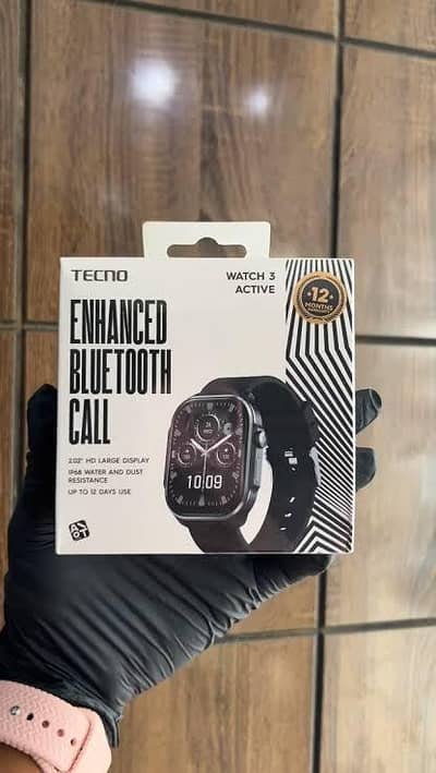 Tecno Watch 3 Active Brand New Packed