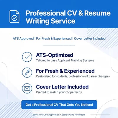 Professional CV & Resume Writing Service - Karachi