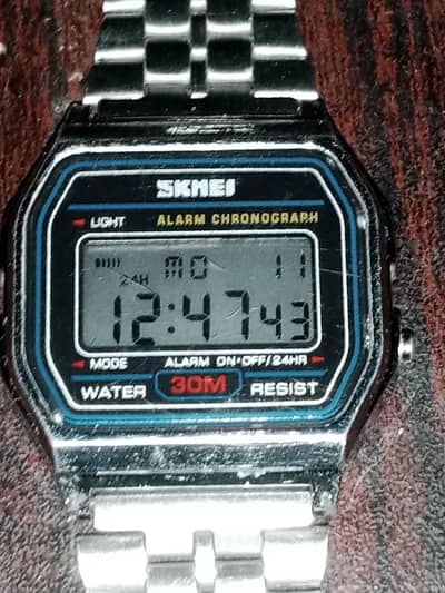 digital alarm watch & water proof no. 03291269725