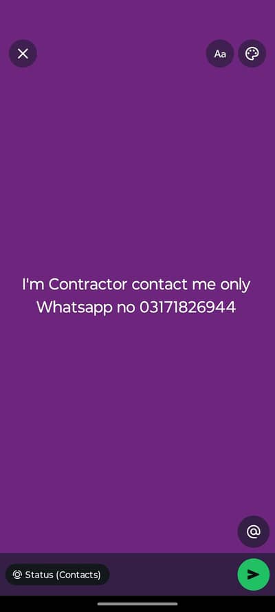I'm electrician plumber and painter
