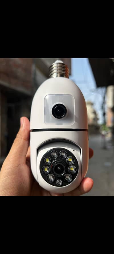 Double Lens Bulb Holder Camera