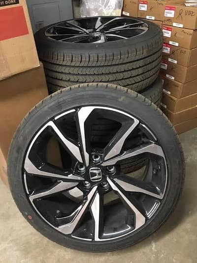 17 Inches SI Rims 5 Nuts 114 PCD | Like Brand New only 10 days used
