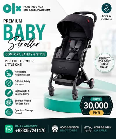 Kids Pram/ Walker/ Stroller/ Pushchair/ Baby Pram/Free Delivery