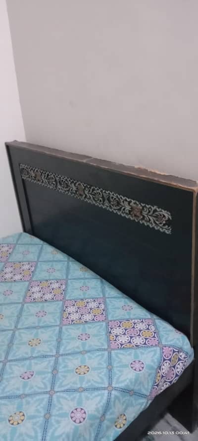 4 single beds set with 5 inch mattress urgent sele good condition