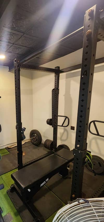 1 lac alphabellz 11 gauge squat rack with lever arms