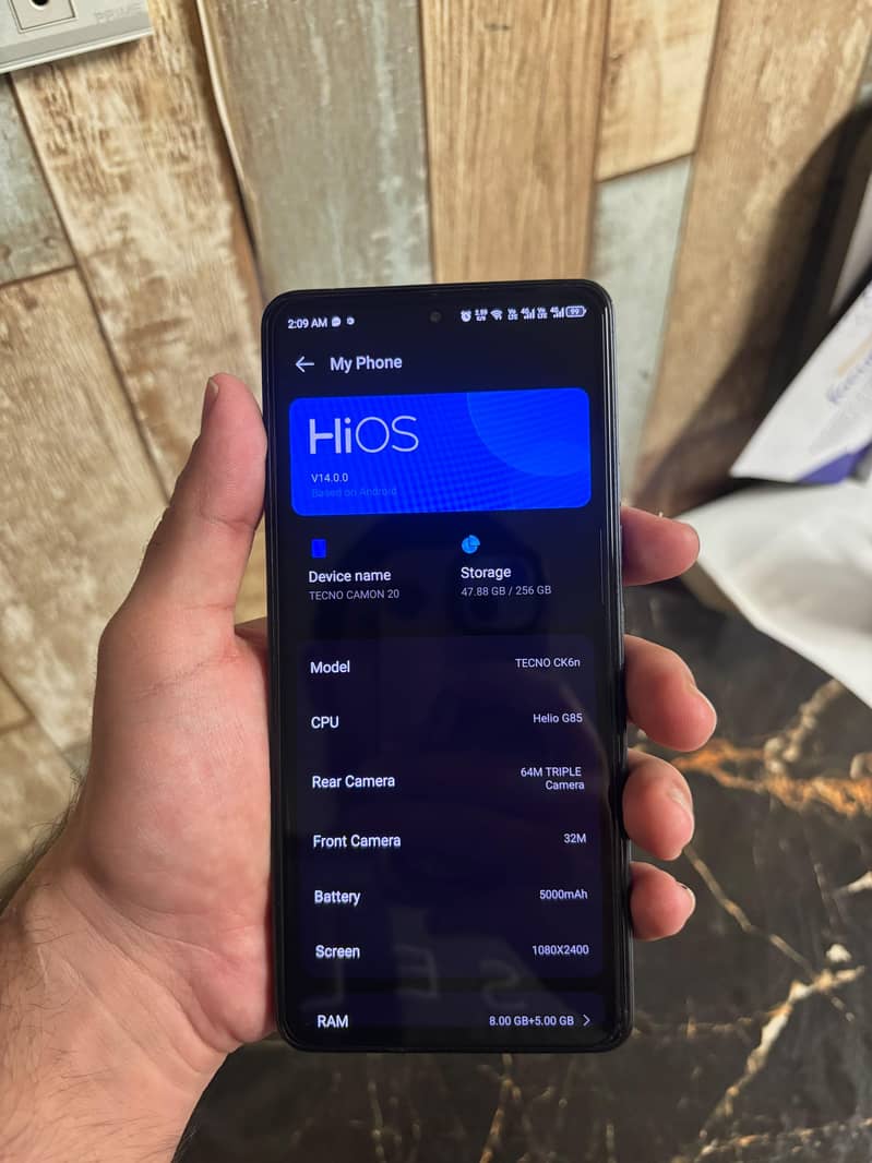 Tecno CAMON 20 1
