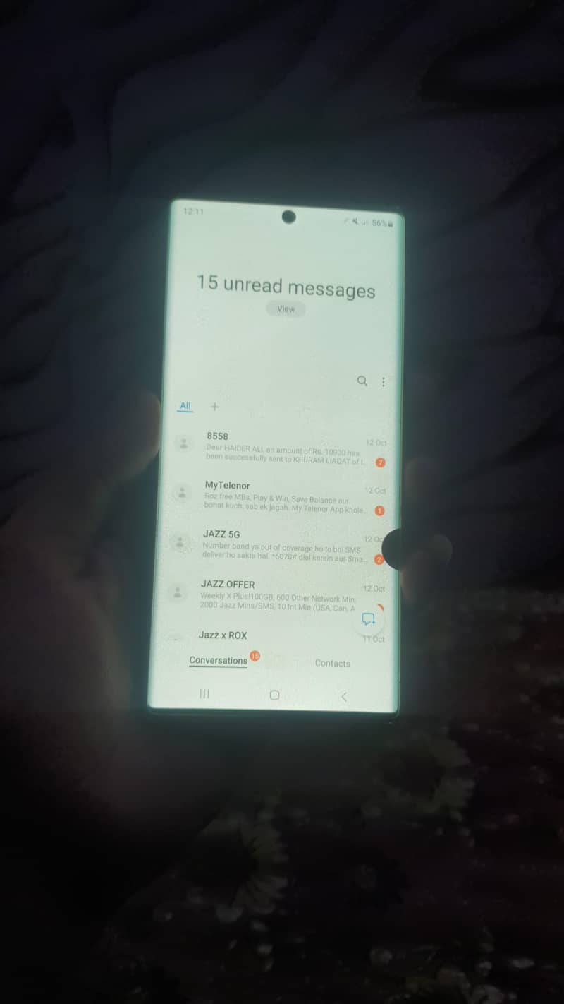 sumsung note 10 plus 0