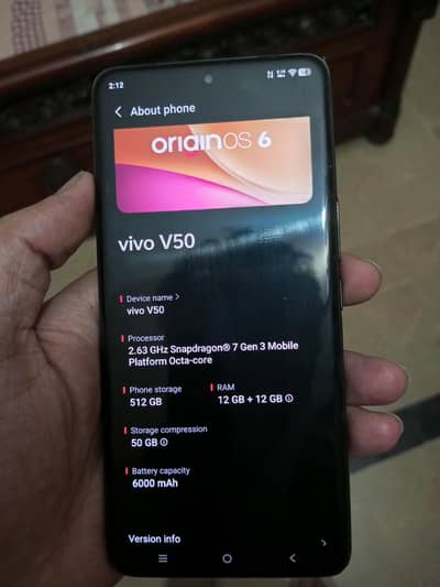 Vivo V50 5G — 12GB RAM / 512GB ROM