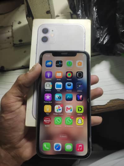 Apple iPhone 11 for sale all ok battery service 64 GB box charger b ha