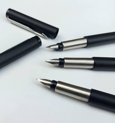 Parker Vector Fountain Pen Matt Black Stainless pen