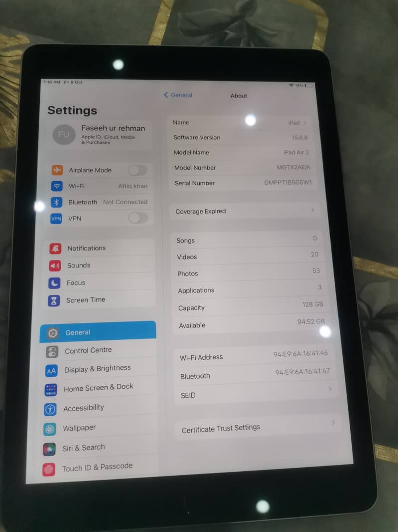 Ipad Air 2 5