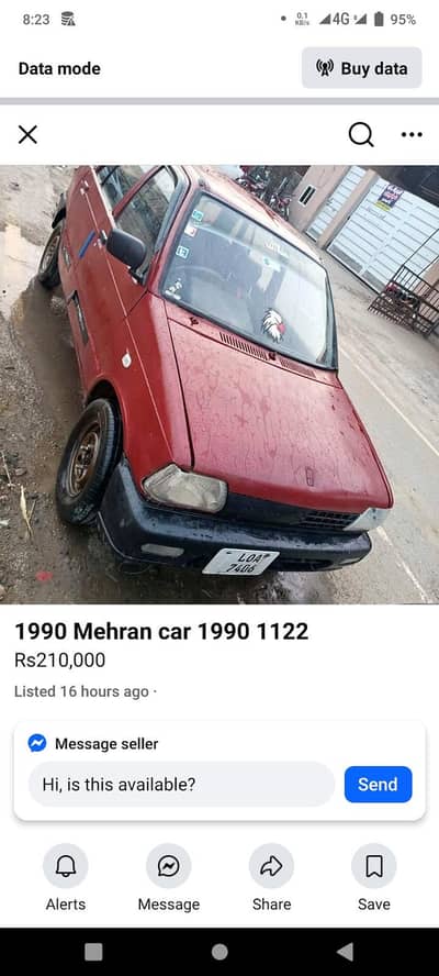 Suzuki Mehran VX 1990