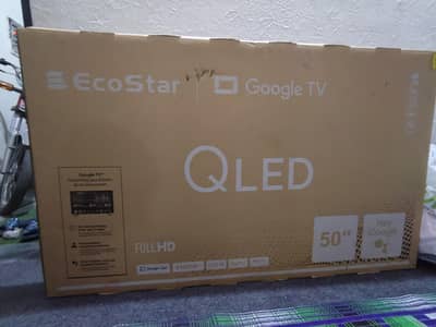 Ecostar 50 Inch Google TV (4K Smart LED) - Excellent Condition