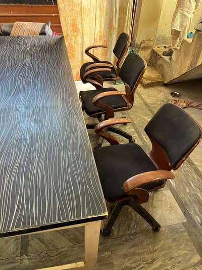 office table with 5 chairs