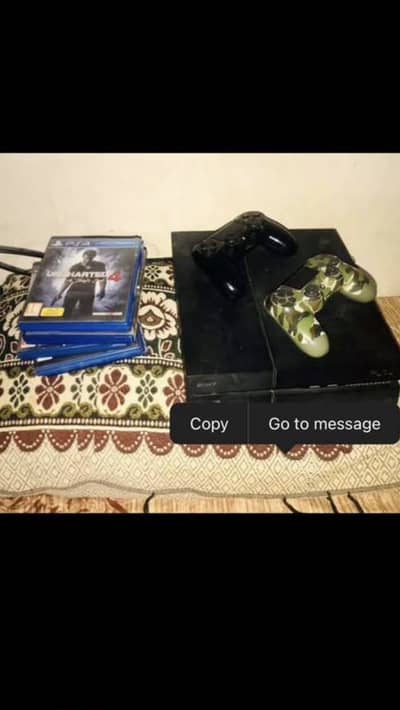 PS4 Fat 1TB CUH-1216B 12.50 Jailbreakable + 2 Controller + 5 top disc