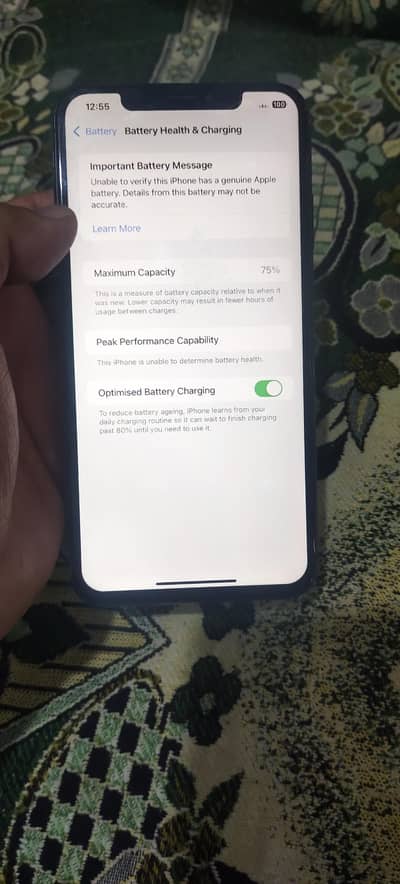 iphone xs max non PTA battery phole ha 64 gb ha