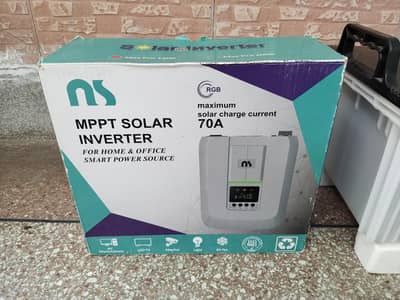 Ns MPPT Solar inverter Max PRO 1200 with solar panel and Battery