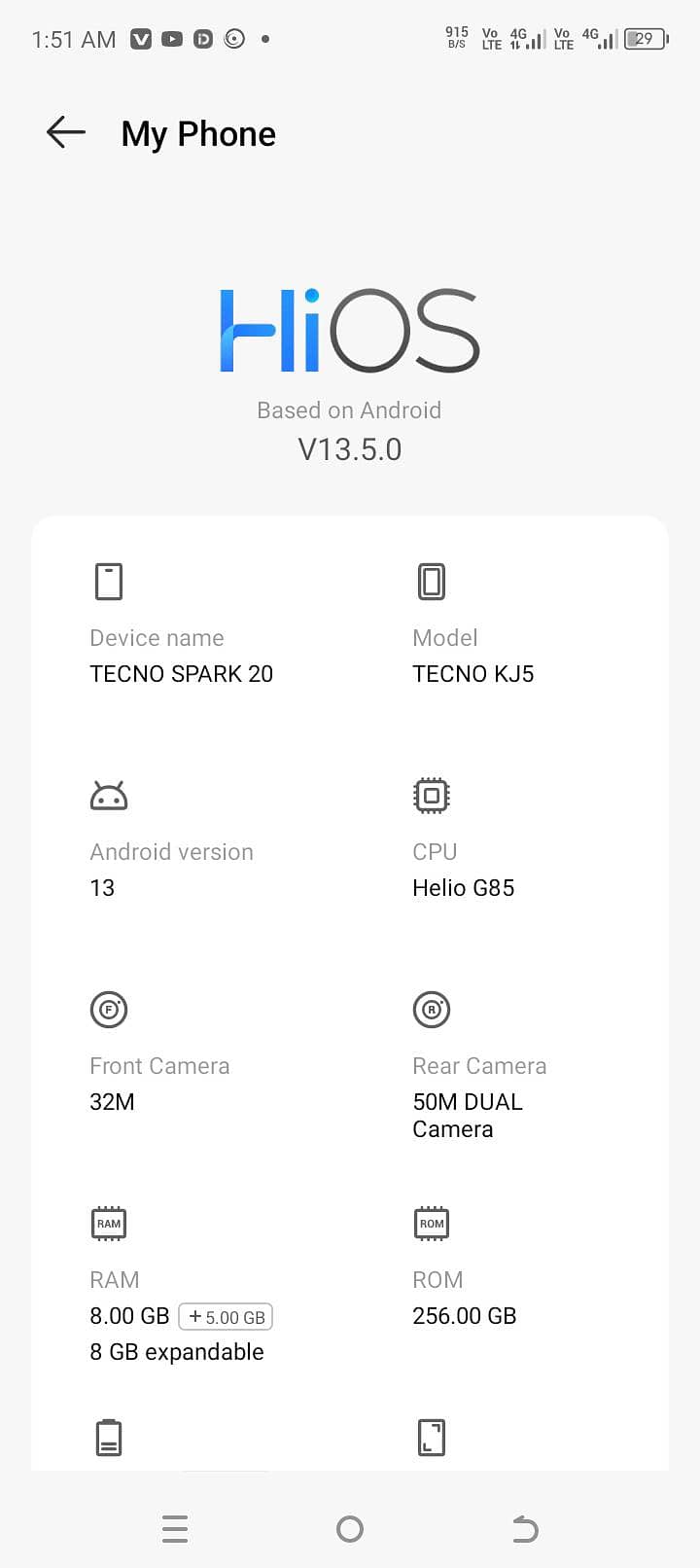 Tecno Spark 20 - Panel Changed 3