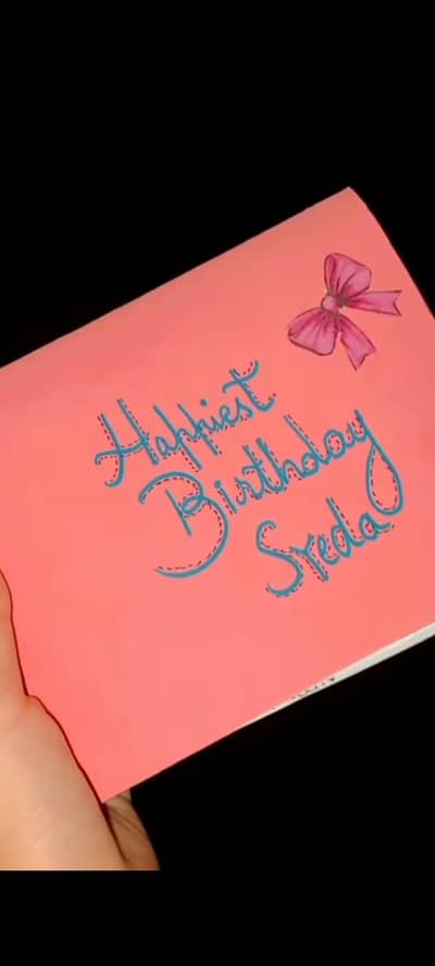 Customized Birthday card